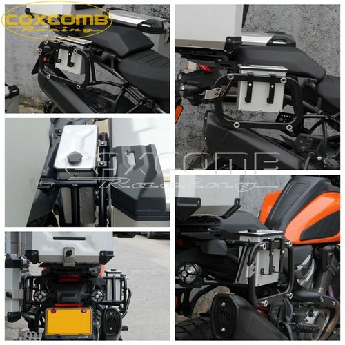 2.3L Tool Box Storage Box Case for Pan America 1250 RA1250S 2021 2022 - Silver - Picture 10 of 11
