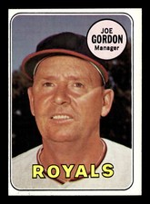 Joe Gordon 1969 Topps #484 Kansas City Royals Ex
