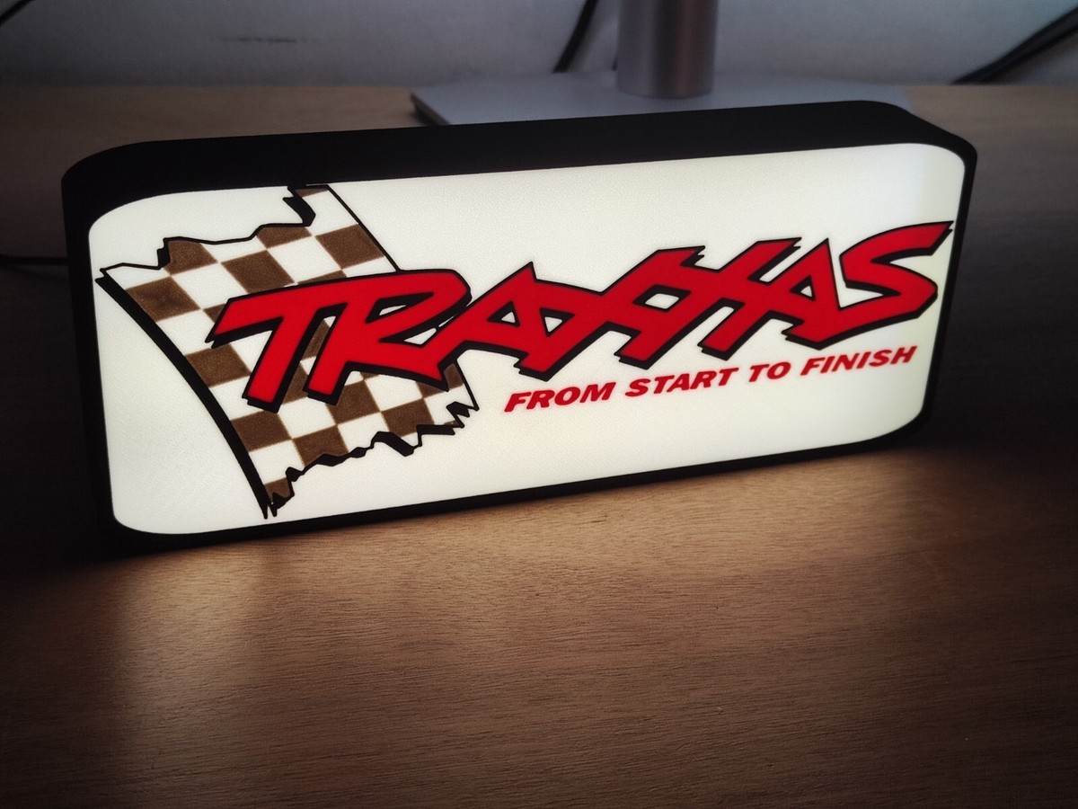 Traxxas RC Led Sign - Light Box Wall Decor LED Display - Size