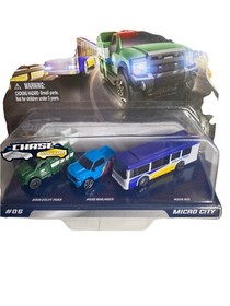 Micro Machines Utility Truck Warlander Bus Micro City #06 Series 2 Toy