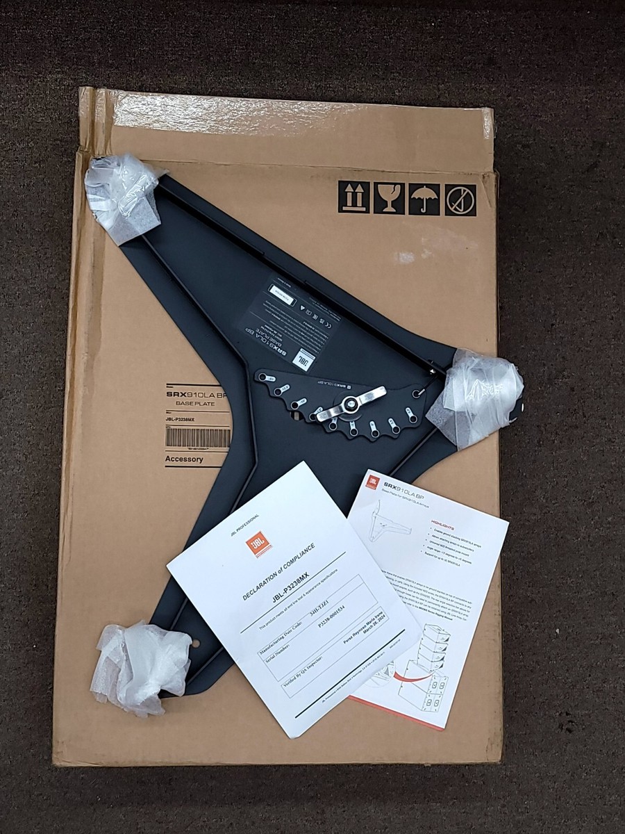 Genuine JBL Base Plate for SRX910LA Line Array (Part JBL-P3238MX