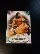 2021 Topps WWE Base Superstar Roster Card #186 Santos Escobar