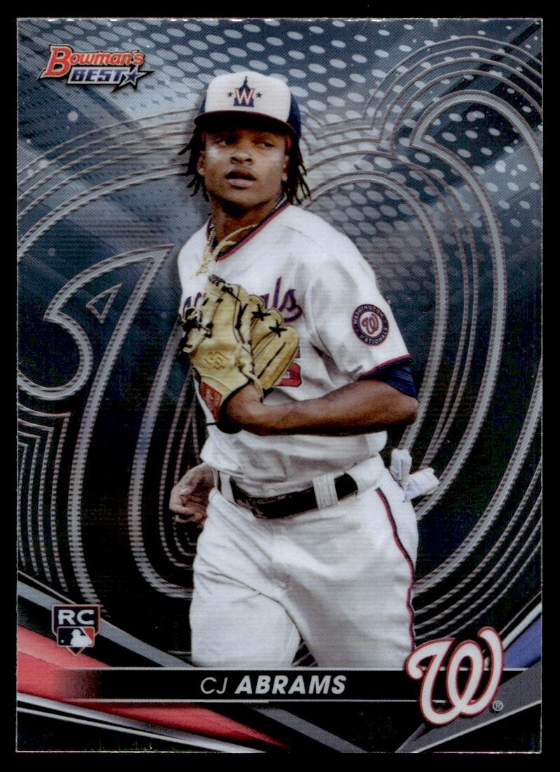 2022 Bowman's Best CJ Abrams Rookie G103 Washington Nationals #49