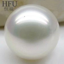 Huge16mm Natural South Sea Genuine White Round Loose Pearl Undrilled 366AAA