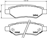 Brembo BremsbeläGe Bremsbelegsatz Hinten FüR Chevrolet Camaro Convertible