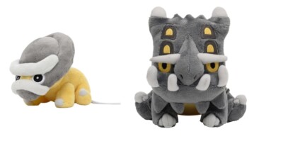 Pokemon Plush doll Pokémon fit Shieldon & Bastiodon  2 type set  from Japan 
