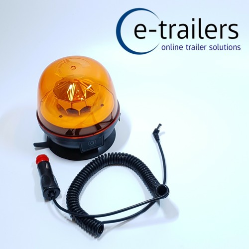 LED WIRELESS RECHARGE FLASHING AMBER WARNING BEACON LIGHT 12/24V IP67 MP4099 - Picture 7 of 8