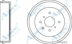 Apec DRM9979 Brake Drum