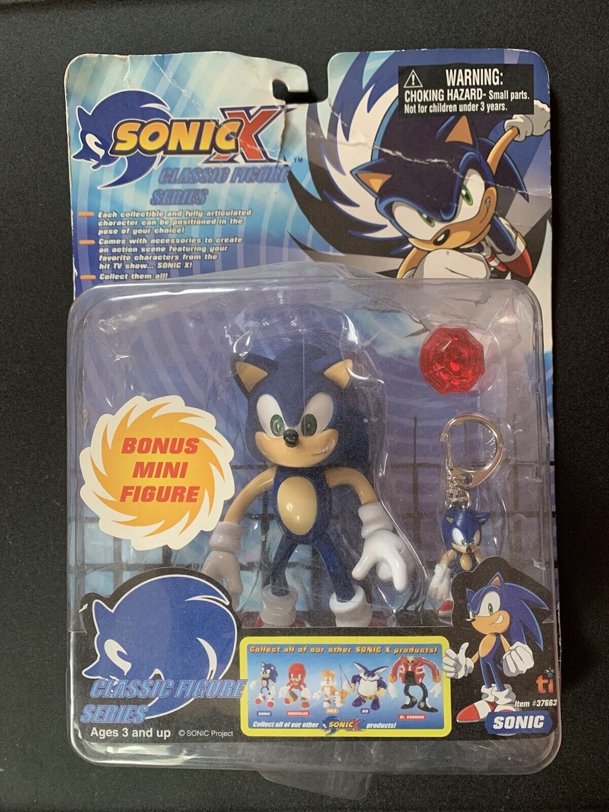 Sonic X classic figure series With Keychain