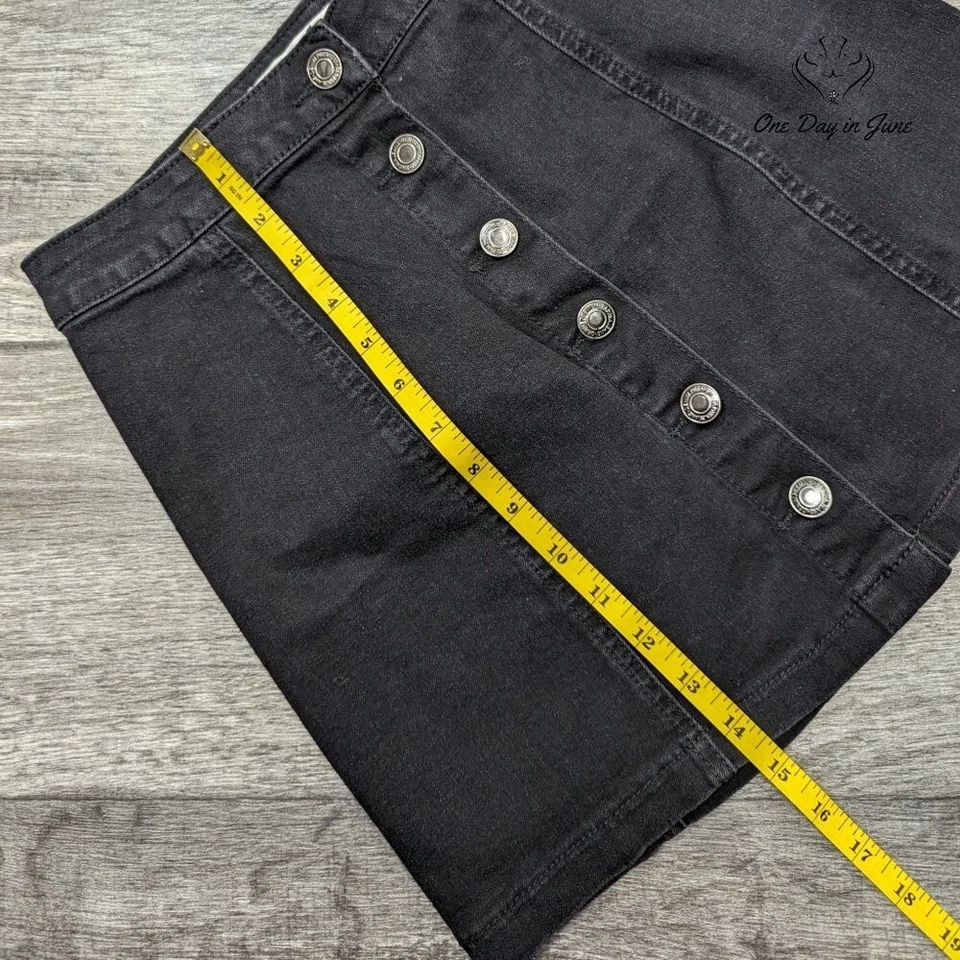 Minifalda vaquera de tiro alto Papaya talla S Foto 4 de 4