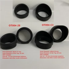 2PCS Rubber Binoculars Eye Cups Eye Guard Eye Shield for Microscope Telescope