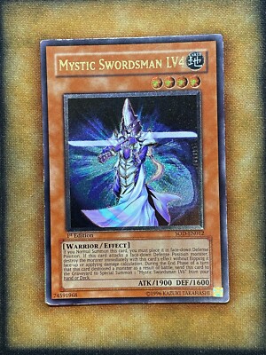 Yugioh Mystic Swordsman LV4 SOD-EN012 Ultimate Rare 1st Ed LP | eBay