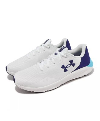 Under Armour Men’s Charged Pursuit White Athletic Shoes Under ARMOUR Charged Pursuit 3 TECH Men main image 2