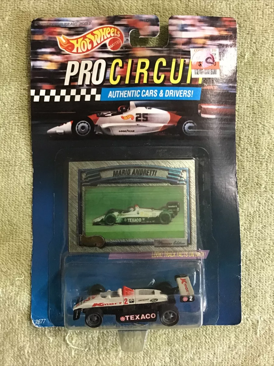 1992 Hot Wheels Pro Circuit MARIO ANDRETTI #2 Texaco Indy Car 1/64 Diecast  C