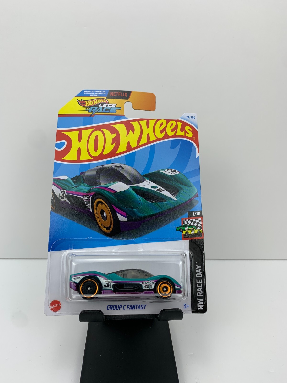 Hot Wheels 2024 Mainline H Case HW Race Day Group C Fantasy Green HW Lets Race