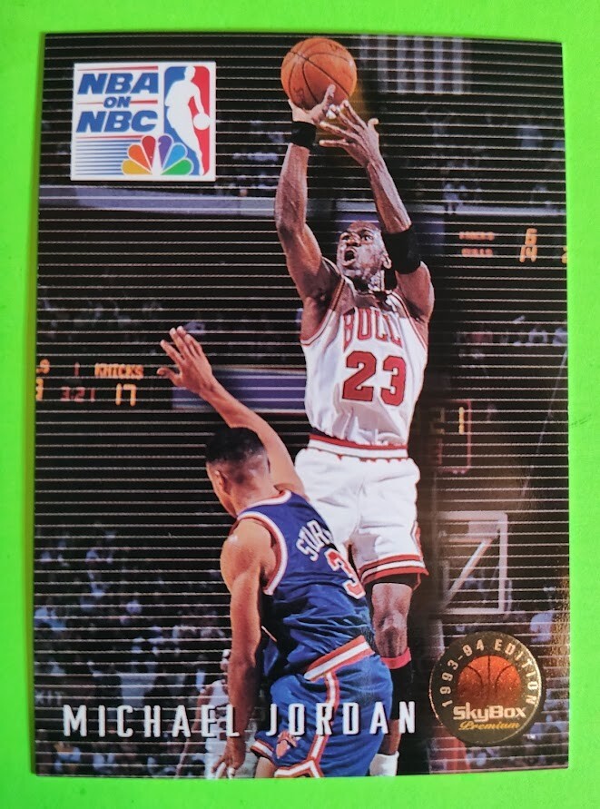1993-94 Skybox Premium NBA on NBC #14 Michael Jordan Chicago Bulls