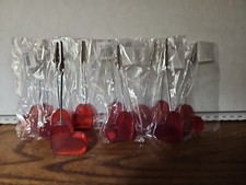 Ebuy GB Pack Of 10 Heart Place Card Holders, For Table Settings-Wedding Parties