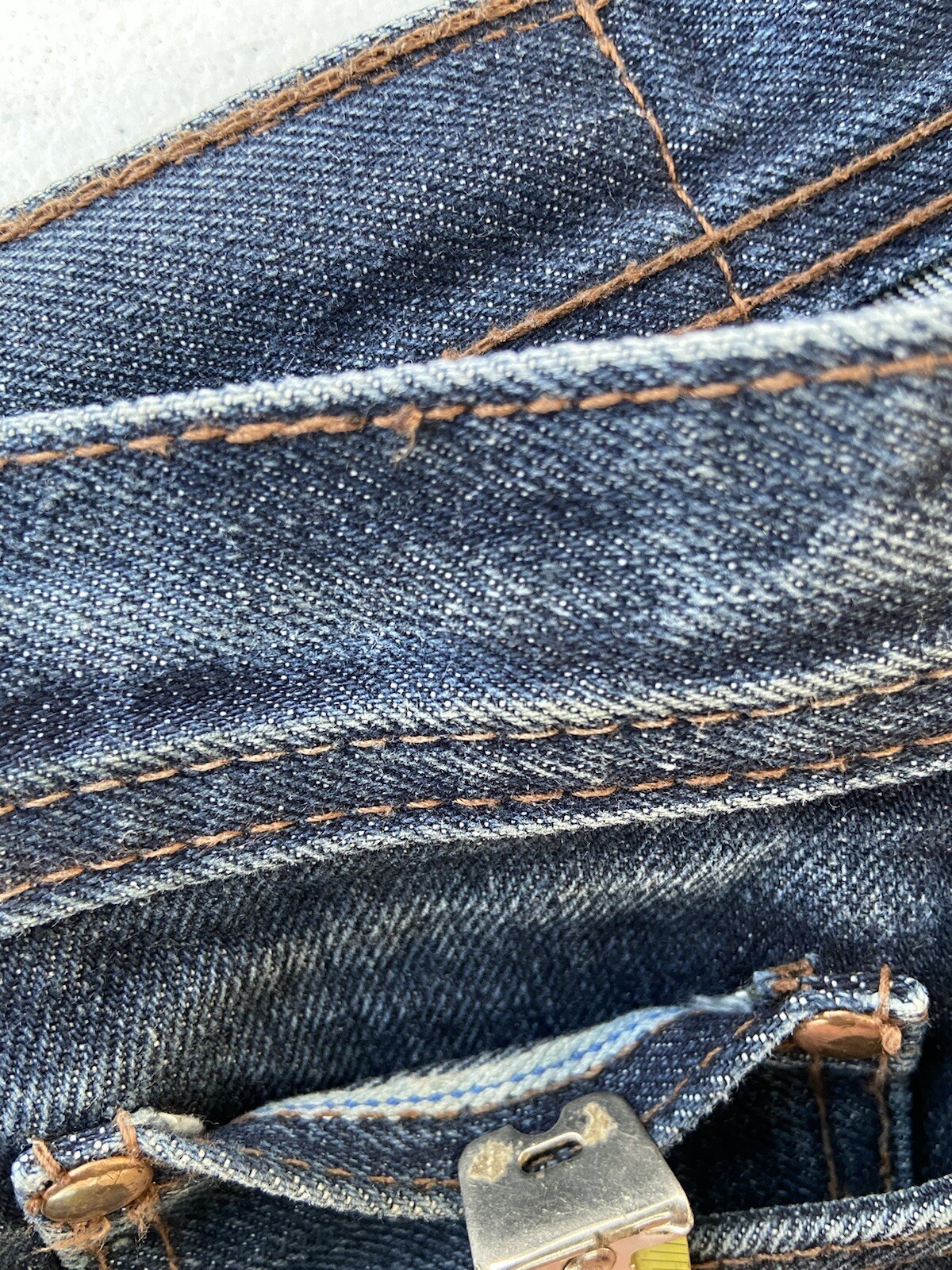 Unbranded UB201 14.5oz Selvedge Denim Men’s 32 x 31 Tapered Fit Indigo ...
