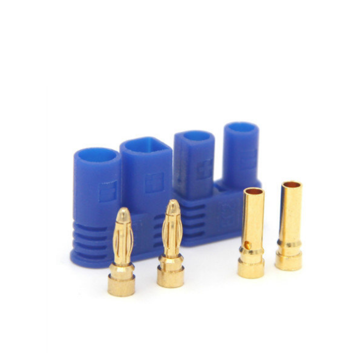 50 Paar 2mm 2.0 Mm Goldstecker Bananenstecker Banana Plug Buchse Vergoldet 20A E - Foto 2