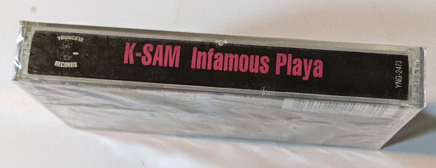K-SAM Infamous Playa 1995 Cassette Tape NEW Sealed GANGSTA Rap Hip 