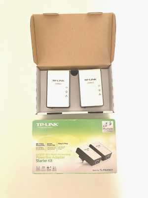 TP-LINK TL-PA211 AV200 Mini Multi-Streaming Powerline Adapter Starter Kit