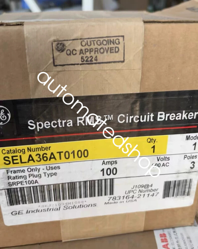 1PC NEW GE Spectral Circuit Breaker SELA36AT0100 Shipping DHL or FedEX