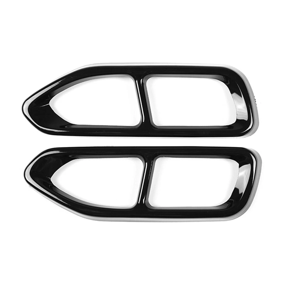 2x Tail Muffler Exhaust Pipe Output Cover Trim Fits BMW 7 Series G11 G12 2016-18 - image 3 of 4