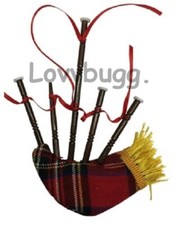 5" Wood Mini Bagpipes for American Girl Doll Mini or Collector FREESHIP ADDS 