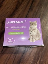 10 Pack Cat Litter Refills Scented Bag Compatible with Your Standard and Plus...