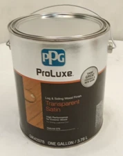 PPG Proluxe SIK42078 Transparent Satin Wood Finish 078 Natural 1 Gallon