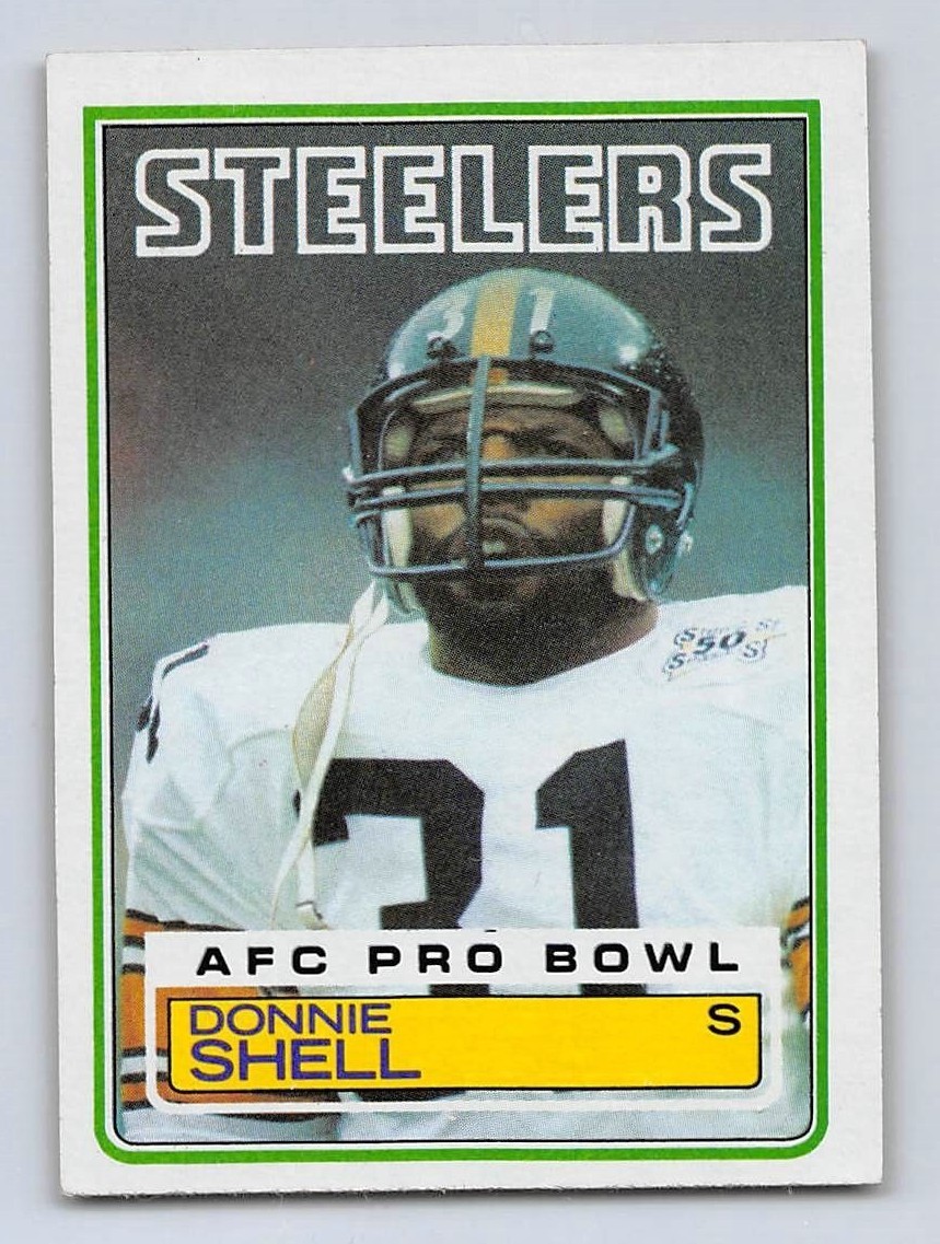 1983 DONNIE SHELL Topps 