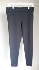Matty M Women's Size L Stretchy Skinny Leggins Pants Wide Waistband Made in USA