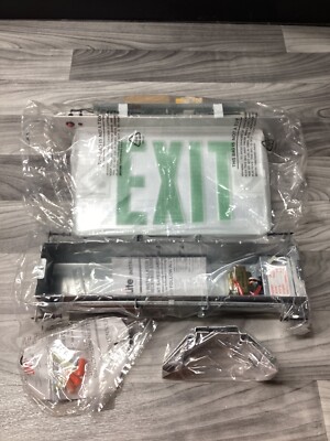 Navilite Exit Sign NXECRB2GBA GREEN LETTERS  #114E139PR6*CO