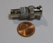 MIDWEST MICROWAVE MODEL: 313 ATTENUATOR BNC SILVER