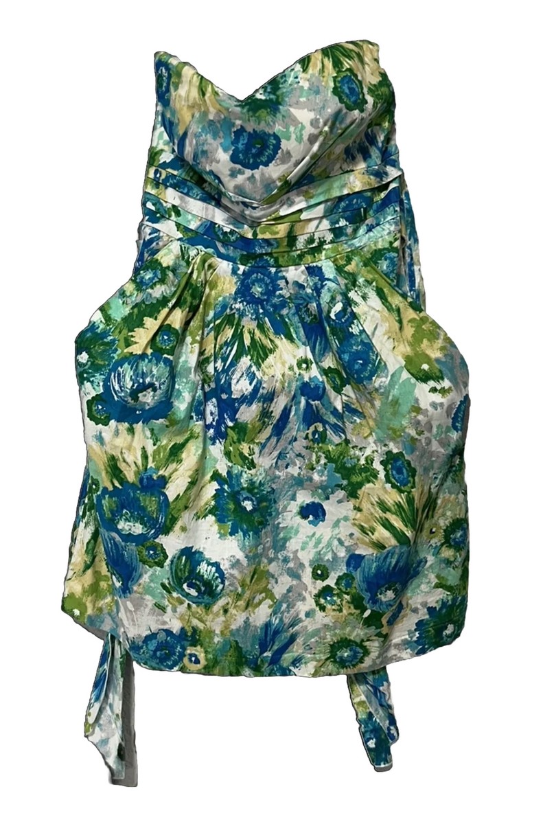 Wet Seal Spaghetti Strap Floral Dress Knee Length Women Size