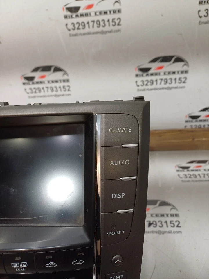 👉DISPLAY SCHERMO NAVIGATORE GPS AUTORADIO CD LEXUS IS 250/350 8643153342 C2 - Immagine 3 di 4