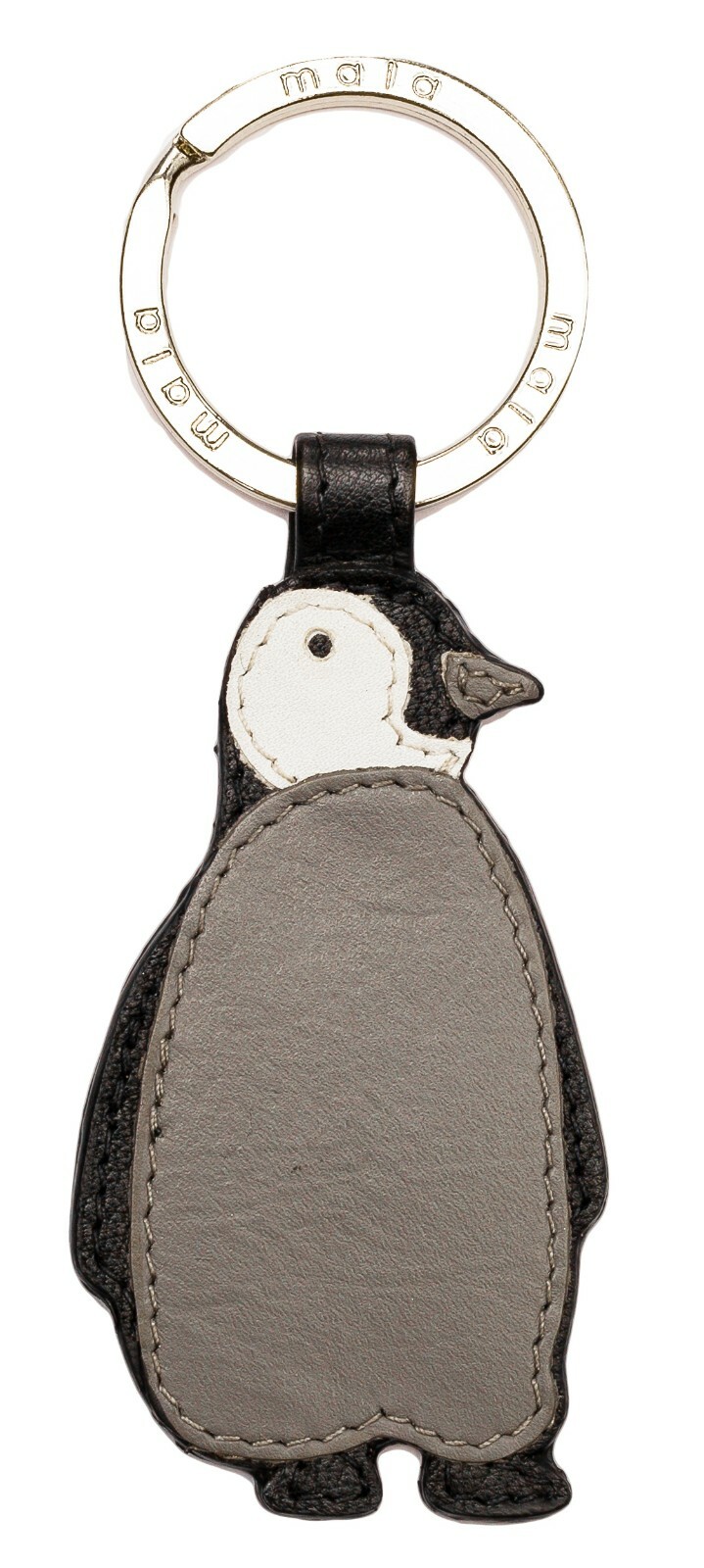 Penguin Leather keyring ladies by Mala Leather 906 3 ollie penguins gift