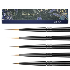 Nail Art Brushes for Nail Art, Liner Brush, Nail Brush Set, Ultra Fine Nail Art 