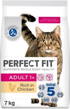 PERFECT FIT Cat Complete Dry Adult 1+ Chicken 7kg 5.22 per kilo