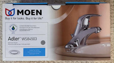 Moen Adler WS84503 Chrome Bathroom Sink Fauce...