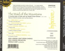 Image of RONALD CORP HAROLD FRASER-SIMSON: THE MAID OF THE MOUNTAINS NEW CD