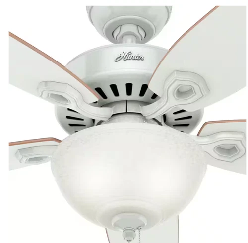 Hunter Builder Deluxe 52 In. White Ceiling Fan with Light  53089 - Picture 3 of 5