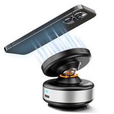 Electric Vacuum Magnetic Suction Car Phone Mount Vacuum Suction Cup Gym Phone