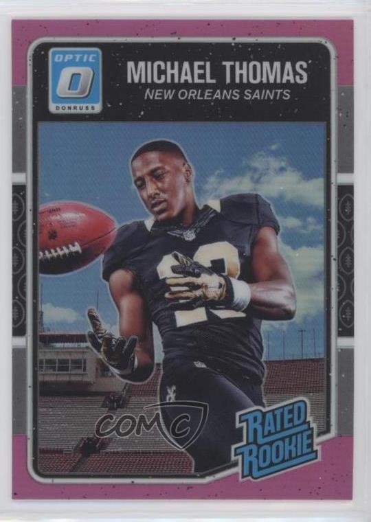 2016 Donruss Optic Rated Rookie Pink Michael Thomas #186 Rookie RC