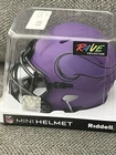 Jordan Addison Vikings Autographed Mini Helmet Beckett Authenticated Original Ra