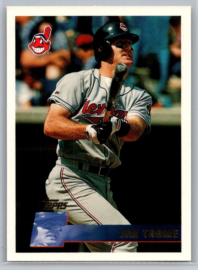 Jim Thome 1996 Topps #253 Cleveland Indians
