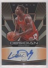 2019 Panini Obsidian Matrix Electric Etch Orange 11/50 Charles Oakley Auto 1yj