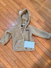 Patagonia Beige Bear Hat Jacket Sherpa Vguc U...