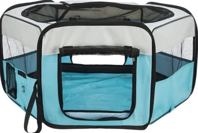 Trixie Freilauf für Kaninchen und Welpen, Ø 130 x 55 cm, blau/grau - Bild 1 von 2