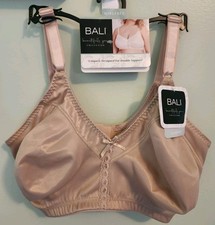 Bali Women's Beautifully You 38DD Wireless Bra NUDE Double Support Beige 32125